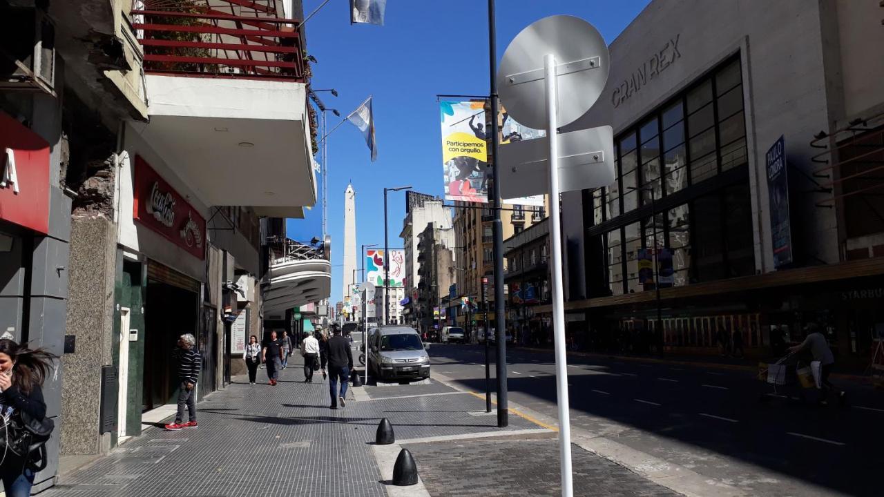 Que Mejor Vista Del Obelisco Piso A La Calle Corrientes บัวโนสไอเรส ภายนอก รูปภาพ