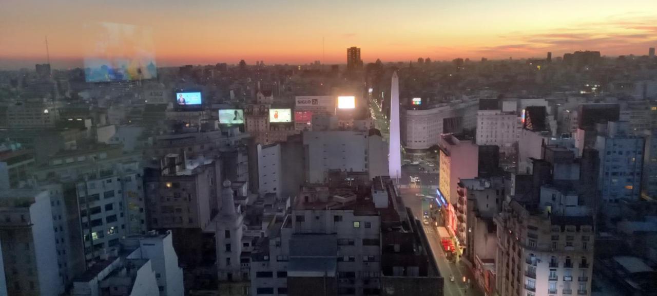Que Mejor Vista Del Obelisco Piso A La Calle Corrientes บัวโนสไอเรส ภายนอก รูปภาพ