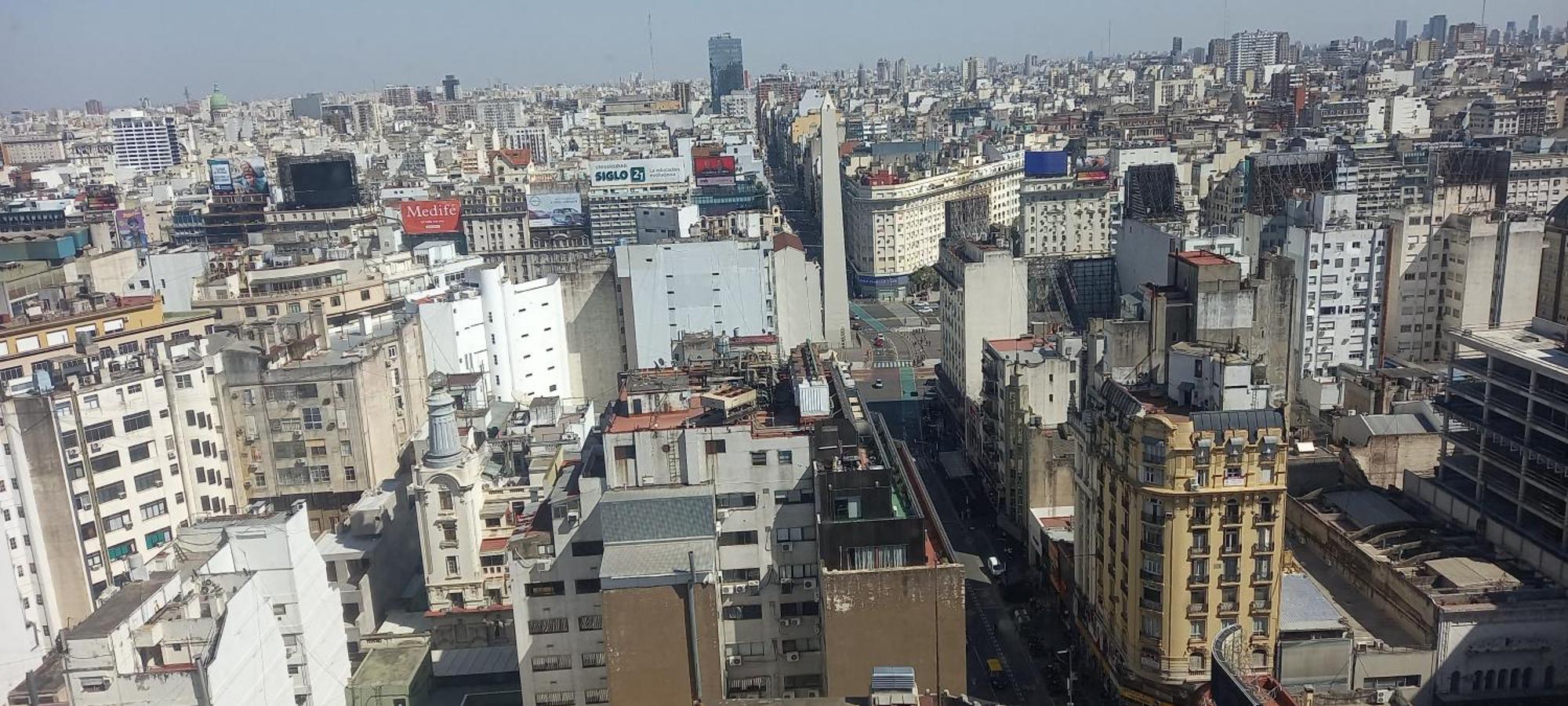 Que Mejor Vista Del Obelisco Piso A La Calle Corrientes บัวโนสไอเรส ภายนอก รูปภาพ